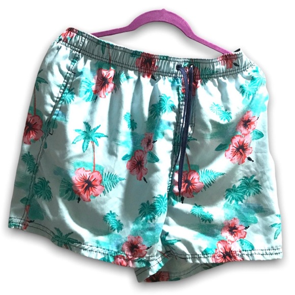 Men's Tropical Swim Shorts - Size XL - Picture 1 of 3